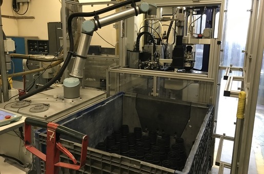 UR10 collaborative robot in UK automotive industry