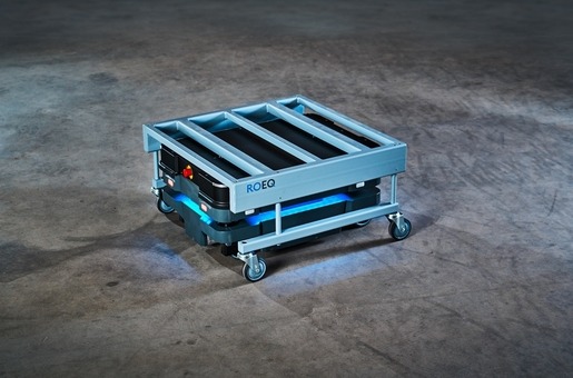ROEQ Cart for the top of AMR robots from MiR