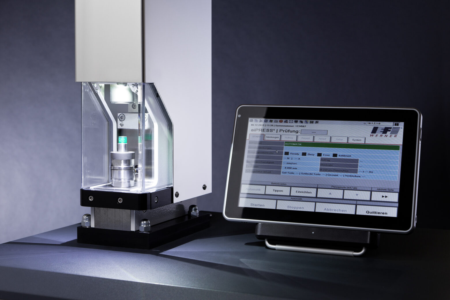 aiPRESS Software and aiLIGHT feature